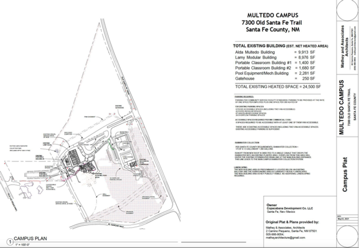 Multedo Campus plan