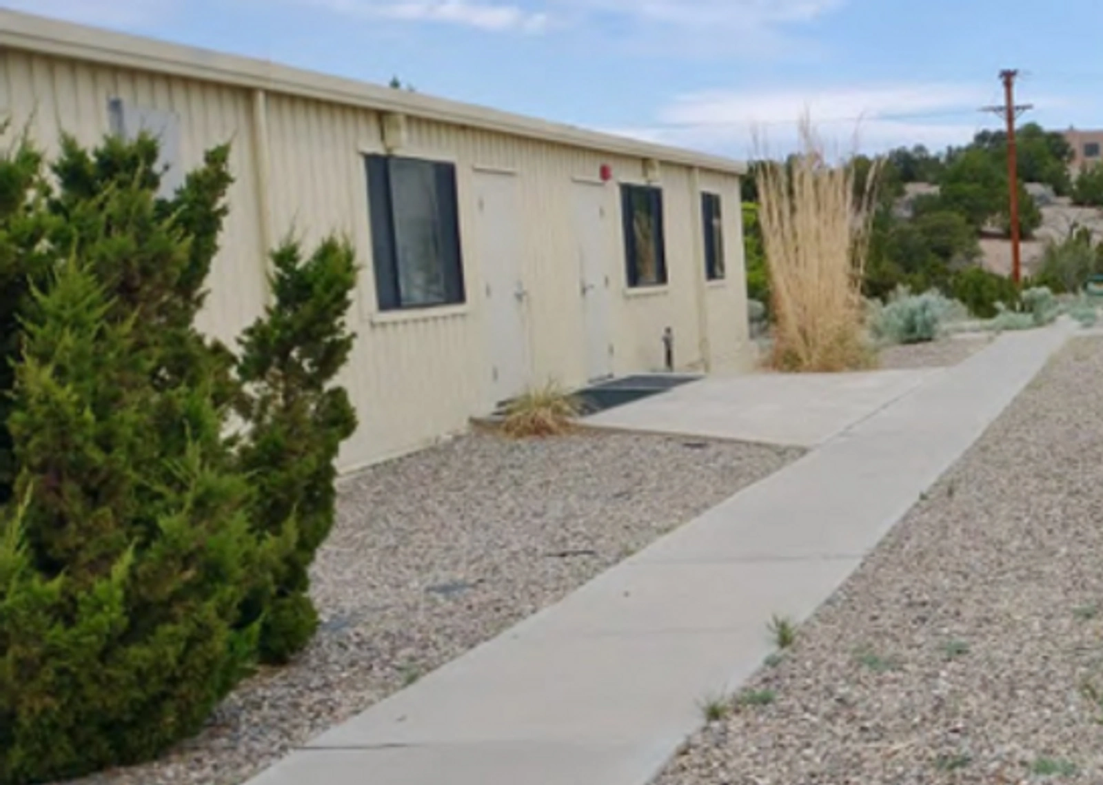 Portable Building Two exterior