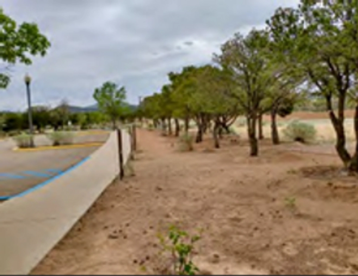 Campus grounds landscape and building edge reference