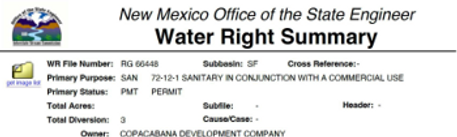 County waterline connection reference