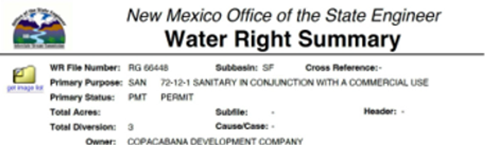 County waterline connection reference