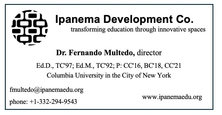 Ipanema Development Co. contact card for Dr. Fernando Multedo